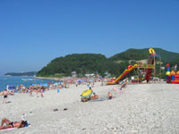муниципальный пляж  Небуг